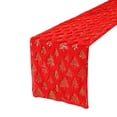 thumbnail image 6 of Merry Christmas Table Runner, Xmas Tree Table Decorations Backdrop for Home Kitchen Indoor Outdoor, Christmas Decorations, 70.86 x 12.99 in, Red, 6 of 6