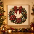 thumbnail image 6 of DIY Christmas Pearl Diamond Painting Art Kit with Frame, Christmas Pearl Beads Art Craft for Adults & Beginners, Gemstone Diamond Dots Beads Painting for Home Wall Decor, 6 of 6
