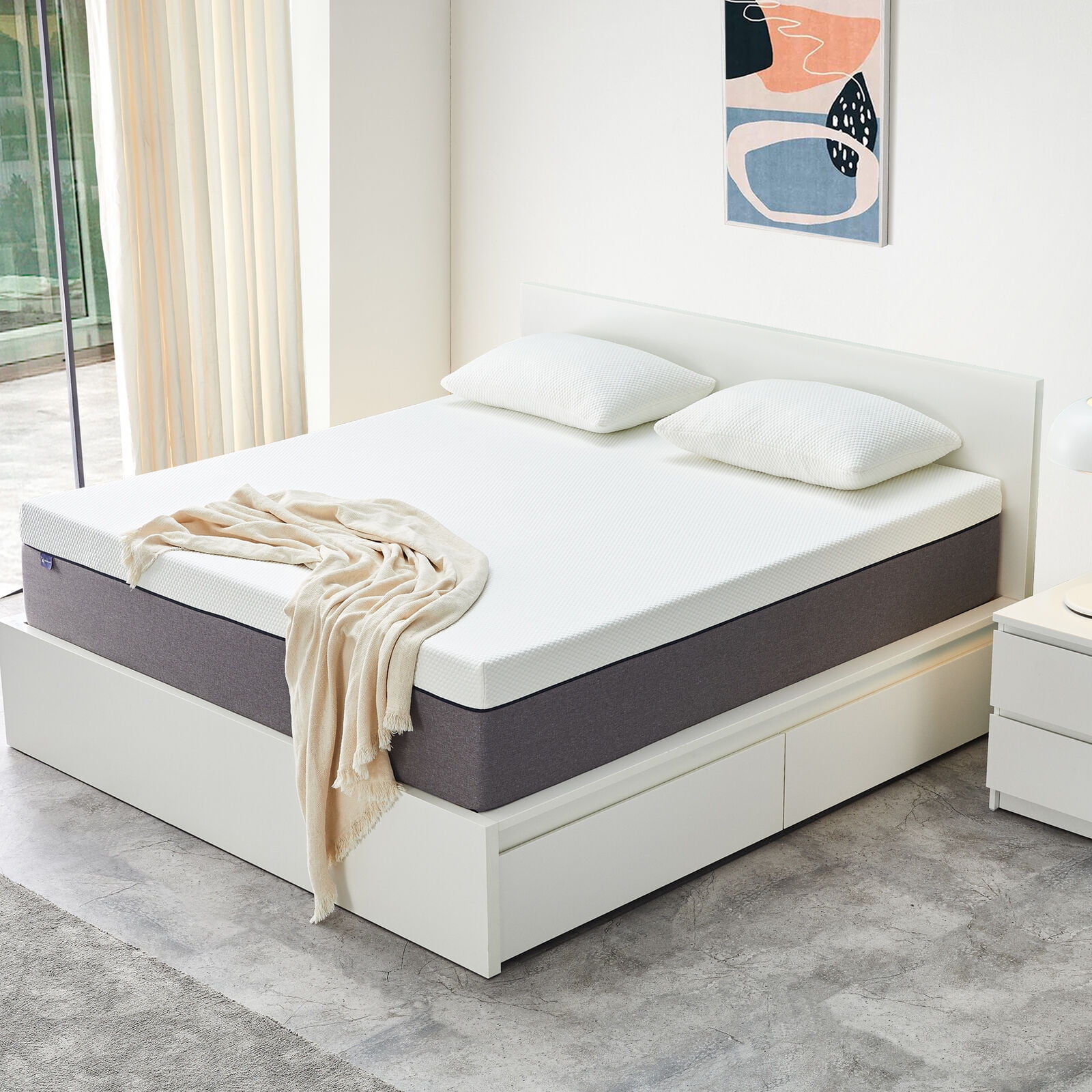 Ssecretland 14 Queen Plush Gel Memory Foam Mattress Jordan Ubuy