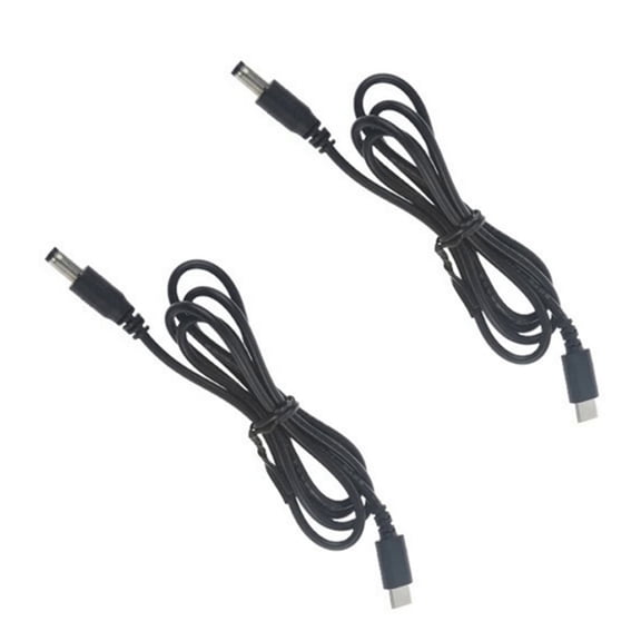 Type C to DC5.5mm Charging Cable 12V Fast Charging Data Cable Suitable for Portable Projectors Small Electronics
