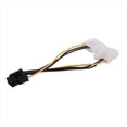 thumbnail image 3 of 3X A Dual 4-Pin Molex IDE to 6 Pin PCI-E Graphic Card Power Connector Cable Adapter, 3 of 8