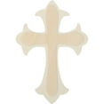 thumbnail image 2 of (3 pack) Plaid Unpainted Wood Surface, Large Fleur De Lis Cross Shape, 1 Piece, 2 of 7