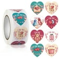 thumbnail image 6 of 500pcs Love Heart Valentine's Day Stickers Birthday Party Seal Labels DIY Gift, 6 of 10