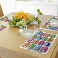 thumbnail image 4 of Ambesonne Funny Place Mats Set of 4, Cartoon Monsters Comic, Standard Size, Multicolor, 4 of 6