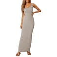 thumbnail image 2 of ANINEO Womens Summer Dresses Casual Solid Color Casual Sleeveless Crew Neck Versatile Dress, 2 of 4
