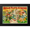 thumbnail image 2 of Vintage Apple Collection 24x18 Black Modern Framed Museum Art Print Titled - Sells Circus, 2 of 5
