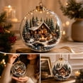 thumbnail image 5 of Kdkad Light-up Christmas Ball Ornaments, 3.15 In Christmas Tree Ornaments with Built‑in Lights, Elegant Clear Acrylic Christmas Decorations for Xmas Tree Fireplace, Winter Room Decor Party Supplies, 5 of 6