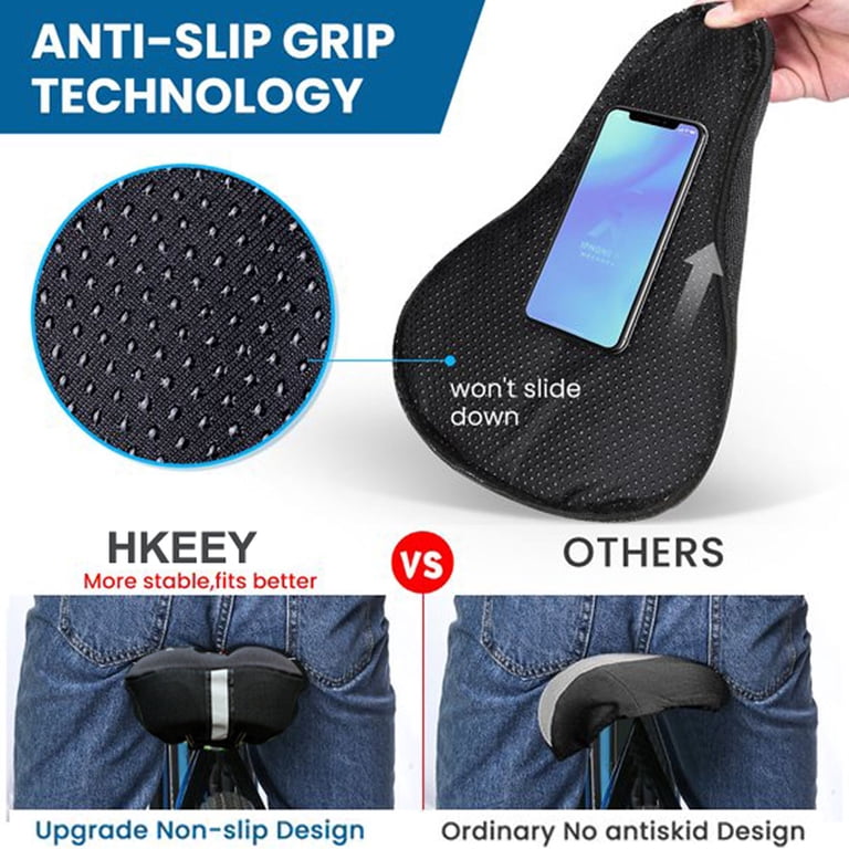 Camkey 2-in-1 Bike Seat Cover, Gel Memory Foam photo 8