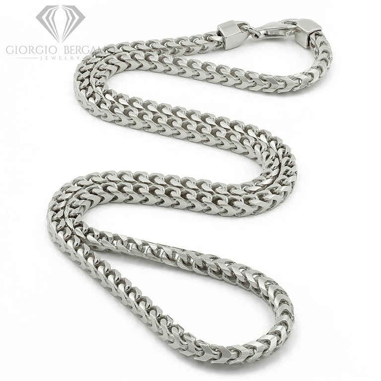 Antique Finish Stainless Chain Necklace 16 to 24 Stainless Steel Chain,  Waterproof Stainless Chain, Franco Chain, Square Chain Necklace 