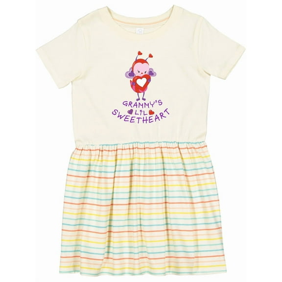 Inktastic Grammy's Lil Sweetheart Girls Toddler Dress
