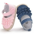thumbnail image 1 of Newborn Infant Baby Girl Princess Non-Slip Baby Shoes Sandals Fabric Shoes, 1 of 5