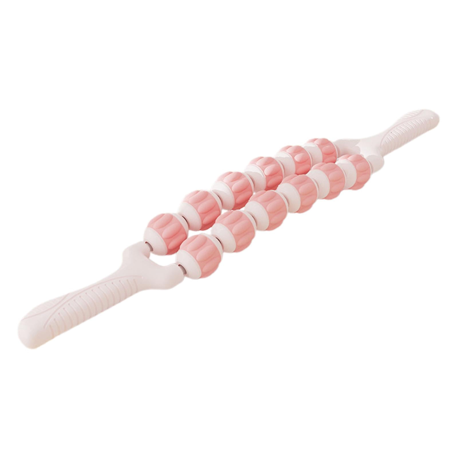 Baoblaze Massage Roller Rod Sensory Integration Training Device Deep Tissue Calf Rolling Pink 2 Row