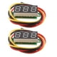 thumbnail image 1 of Medidor de Voltaje Digital DYNWAVEMX 2pcs Mini Voltímetro DC 0 - 100V Rojo, 1 of 8