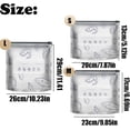thumbnail image 3 of Aluminum Storage Bags for Freezer, 2026 New Aluminum Foil Storage Bags with Zipper, with Label,Heavy Duty Aluminum Sealable Bag for Vegetable Fruit Meat, Washable and Reusable, 3 of 7