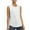 White, variant on lmcalzta Womens Workout Tank Tops Yoga Quick Dry Gym Athletic Tennis Running Lightweight Sleeveless Tee Shirts