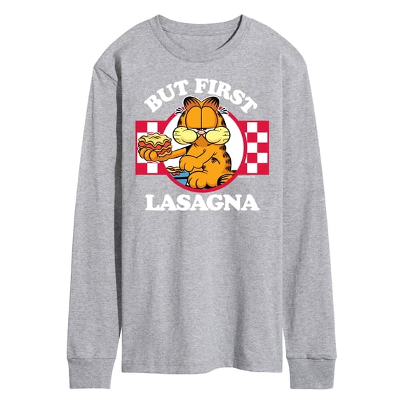 Garfield - But First, Lasagna - Men's Long Sleeve T-Shirt