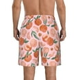 thumbnail image 3 of Yiaed Painting Peach Print Men's Swim Trunks with Lining Quick Dry Sports Shorts Beach Shorts Boardshorts-XX-Large, 3 of 5