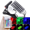 thumbnail image 1 of 4PCS Car RGB USB 36 LED Light Strip Interior Atmosphere Neon Lamp Remote Control, 1 of 1