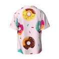 thumbnail image 2 of Fotbe Donut print Short Sleeve Button Down Shirts for Men Casual Summer Beach Wrinkle Free Shirt-Medium, 2 of 7