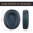 thumbnail image 5 of SOULWIT Replacement Ear Pads for JBL E65BTNC/Live 650BTNC/Live 770NC/Live 660NC/Duet NC Headphones, Earpads Cushions with Softer Leather, Noise Isolation Foam - Navy Blue, 5 of 5