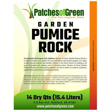 3.5 Gallons (14 Qts) Bonsai & Succulent Garden Pumice Rock from Patches of Green