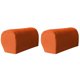 thumbnail image 1 of 4 Piezas Fundas para Reposabrazos de Felpa Suave y Elástica, Fundas para Reposabrazos Elásticas para Sillas/Sofás, Fundas para de Sofá,Naranja, 1 of 2