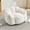 White, variant on Bean Bag Chair for Adults, Floral Shaped Bean Bag Sofa, Ultra Soft Faux Fur Floor Sofa with Pull Ring Can Easily Move, Large Reading Chair for Living Room Bedroom, Single