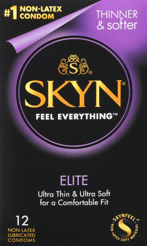 SKYN Elite Non-Latex Condoms, 12 Count