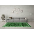 thumbnail image 3 of Ahgly Company Indoor Square Persian Emerald Green Traditional Area Rugs, 4' Square, 3 of 4