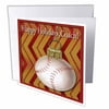 Baseball Thank you Coach 1 Greeting Card with envelope gc-17495-5