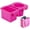 Pink, variant on Tray Topper with Cup Holder for Medium Tote - Phone Holder & Drink Holder Fits for 40oz - Beach Bag Top Organizer Storage Lid ()