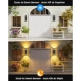 thumbnail image 2 of Luces de pared para exteriores SHIMR, 30 cm, del anochecer al amanecer, paquete de 2, 2 of 9