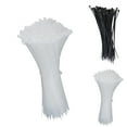 thumbnail image 2 of 100pcs Cable Ties 3x150mm Reusable Standard Self-locking Plastic Nylon Wire Zip String Tie,Black, 2 of 10
