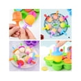 thumbnail image 4 of Mini molde de silicona para paletas heladas, molde para paletas heladas de 7 cavidades con palitos de plástico de colores, 4 of 5