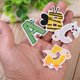 thumbnail image 3 of Parches para planchar con letras, 26 uds., parches del alfabeto AZ con forma de Animal, motivo DIY para planchar o coser, apliques para Jeans Sincero  Hogar, 3 of 5