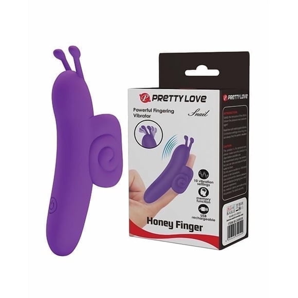 Pretty Love Escargot Miel Doigt Vibromasseur, Violet