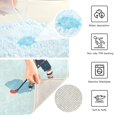thumbnail image 3 of Yayeee Bath Rug for Bathroom Floor Non Slip Rectangle Fluffy Soft Absorbent Mat, 16"x24", Ice Play, 3 of 7