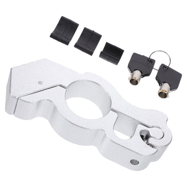 BESTYASH Lock Para Manillar De Motocicleta Con Moderno Y Alta Seguridad En Color Plata