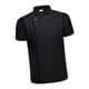 thumbnail image 5 of Chaqueta de chef de manga corta, transpirable, uniforme de cocina para hombre y mujer. XL negro, 5 of 8