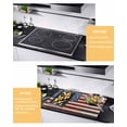 thumbnail image 3 of nqOlkjepod Large Induction Cooktop Protector Mat 36"x21", Farmhouse American Flag Stove Top Covers for Electric Stove, Blue Red USA Flag Vintage Stove Burner Cover Mats, Glass Top Stove Cover, 3 of 8