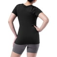 thumbnail image 6 of Athletic Works Women's Active V-Neck T-Shirt with Short Sleeves, 2-Pack, Sizes XS-XXXL, 6 of 12