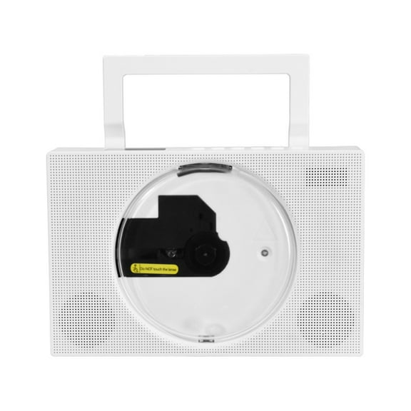 Portable Rechargeable CD Player with Dual HiFi Speakers & Wireless Support