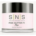 thumbnail image 2 of SNS Pink and White French Dipping Powder 2oz NO U/V NO SMELL (Pink Glitter F1 2 oz), 2 of 2
