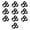 Black, variant on Invisible Door Bumpers Noise Reduction Silicone Stopper Reusable Wall Guard for Glass Wooden Doors Protecting