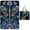 Huang-2, variant on Glittery Butterfly Rests Hibiscus Flower Garden Picnic Blanket Waterproof Outdoor Beach Blanket Hand-held Pad Suitable for Travel, Camping, Beach, Family Gatherings