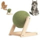 thumbnail image 1 of Catnip Floor Ball Toy, Cat Mint Ball with Wood Stand, Rotatable Roller Ball Toys Scratching Hemp Ball Catnip Toy, Enjoyable and Safe Cat Kitten Playin, 1 of 5