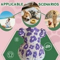 thumbnail image 3 of GASTROPOD Dog Dresses for Small Dogs Girl,Polyester Printed Everyday Dress Dog Dress,Elastic Waistband with Flower Girl Dog Clothes,Purple,Xl, 3 of 7