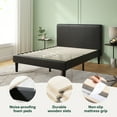 thumbnail image 3 of Zinus Gerard Faux Leather Platform Bed Frame, Full, 3 of 10