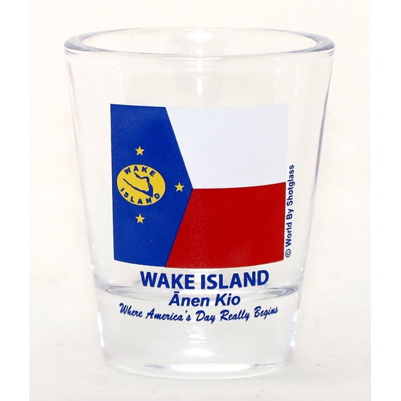 Wake Island Flag Shot Glass