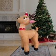 thumbnail image 3 of 7 Ft Christmas Inflatable Reindeer Outdoor Decoration Blow Up Inflatables With Build-in Leds For Indoor Outdoor Party Yard, 3 of 4